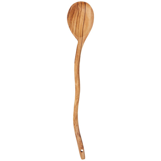 Heirloom - Spoon Rounded Wavy Olive Wood | Beige Home & Kitchen