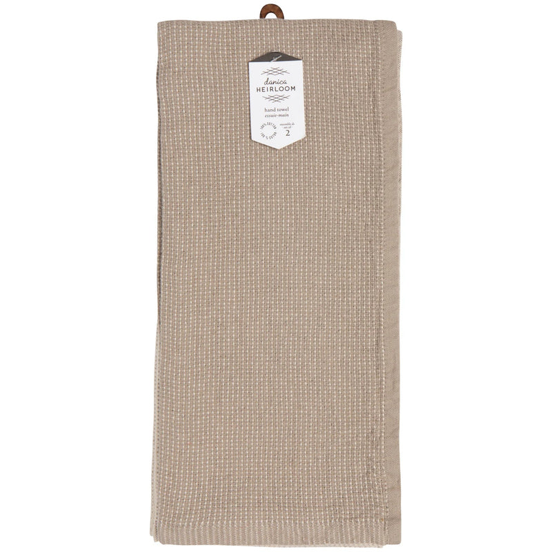 Heirloom - Stone Dash Hand Towels Set of 2 Home & Kitchen
