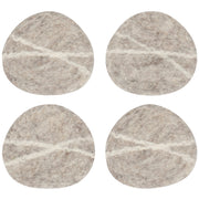 Heirloom - Striato Felt Wool Coasters Set of 4 - Flint Home & Kitchen