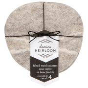 Heirloom - Striato Felt Wool Coasters Set of 4 - Flint Home & Kitchen