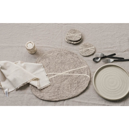 Heirloom - Striato Felt Wool Placemat - Flint Home & Kitchen