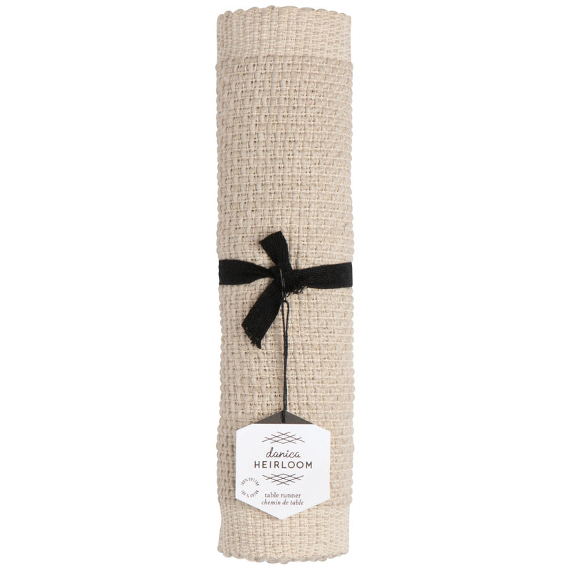 Heirloom - Table Runner Lattice Dove Gray Home & Kitchen