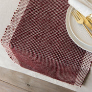 Heirloom - Table Runner Lattice Garnet Home & Kitchen