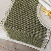 Heirloom - Table Runner Lattice Olive Branch Home & Kitchen