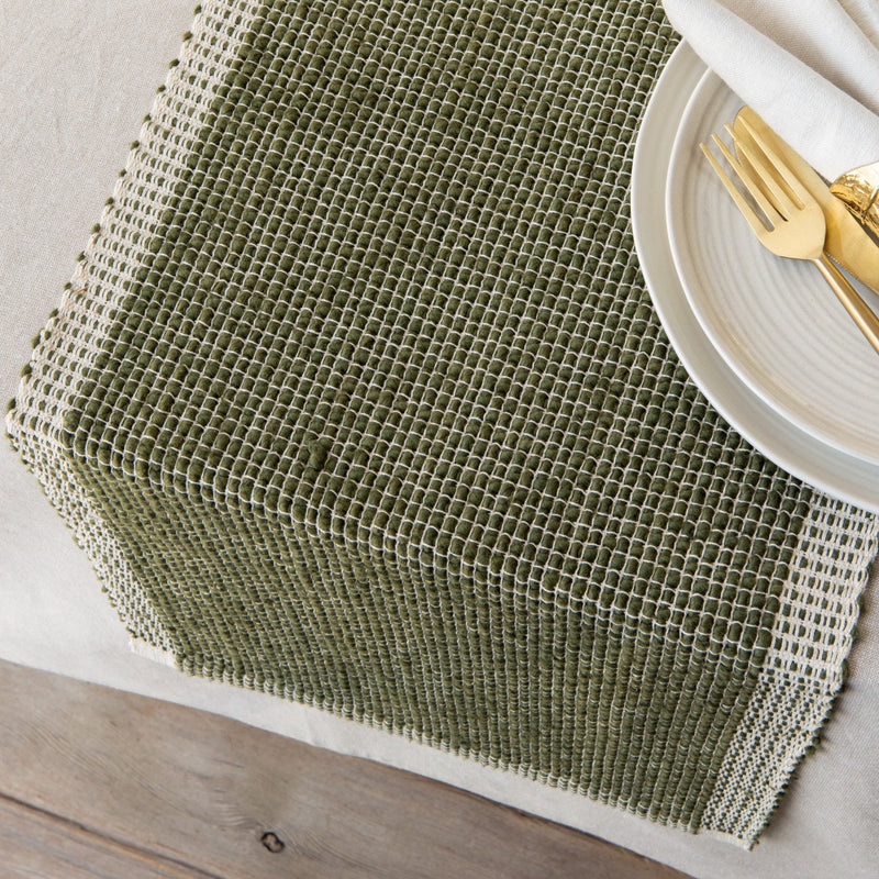 Heirloom - Table Runner Lattice Olive Branch Home & Kitchen