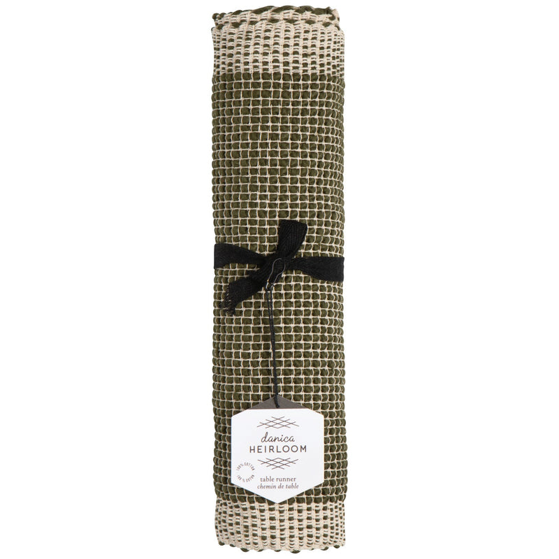 Heirloom - Table Runner Lattice Olive Branch Home & Kitchen