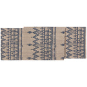 Heirloom - Table Runner Linen Kantha Enigma | Blue Home & Kitchen