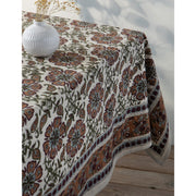 Heirloom - Tablecloth Block Print Elysian Home & Kitchen