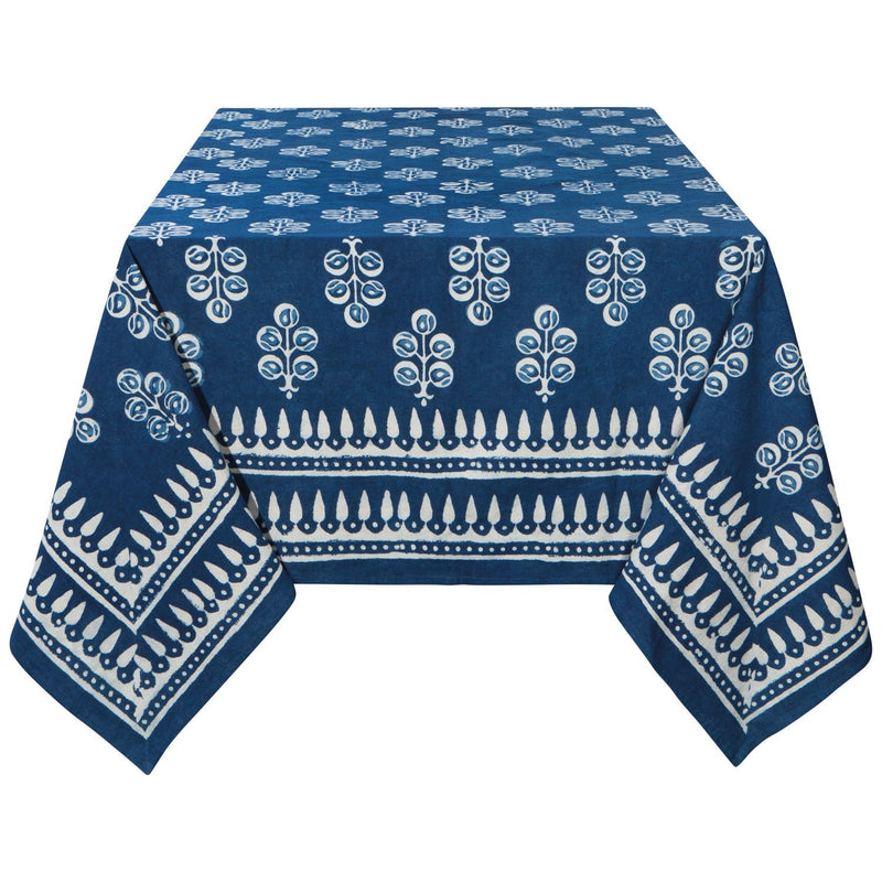 Heirloom - Tablecloth Block Print Hawthorn Home & Kitchen