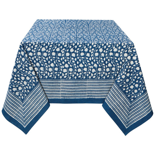 Heirloom - Tablecloth Block Print Vinebloom Home & Kitchen