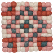 Heirloom - Terra Wool Felt Ball Trivet Home & Kitchen
