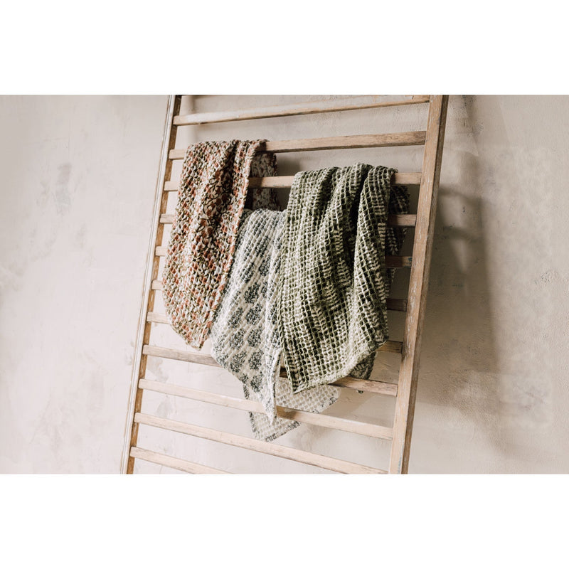 Heirloom - Block Print Waffle Dishtowel - Thrive - view 3