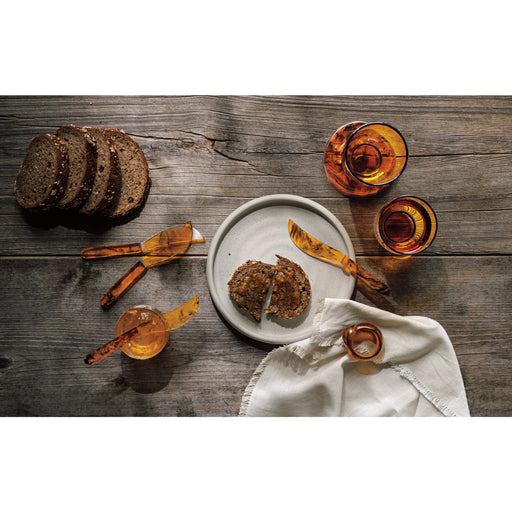 Heirloom - Tortoise Shell Resin Spreader Set of 4 Home & Kitchen
