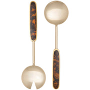 Heirloom - Tortoiseshell Salad Servers Set of 2 Home & Kitchen