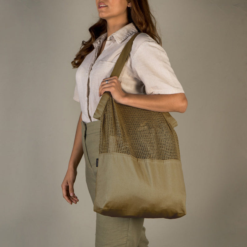 Heirloom - Tote Mercado Olive Branch | Green Luggage & Bags