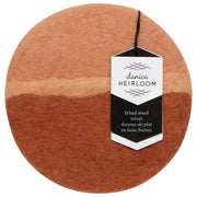 Heirloom - Trivet Wool Dual Sienna | Brown Home & Kitchen
