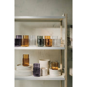 Heirloom - Tumbler 12oz Bubbled Amber Home & Kitchen