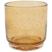 Heirloom - Tumbler 12oz Bubbled Amber Home & Kitchen