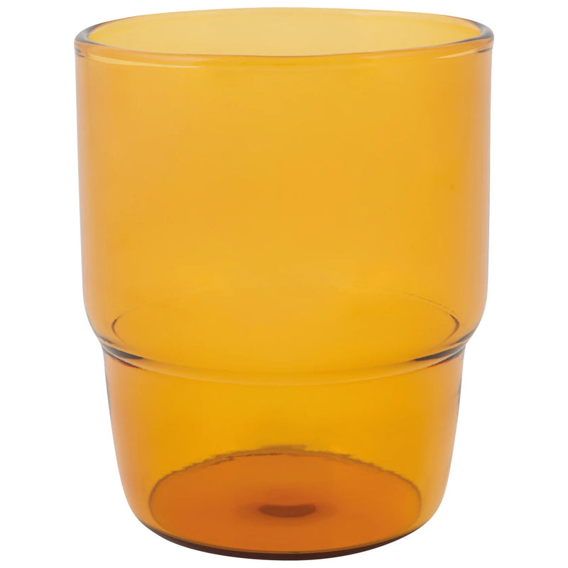 Heirloom - Tumbler 13oz Stacked Amber Home & Kitchen