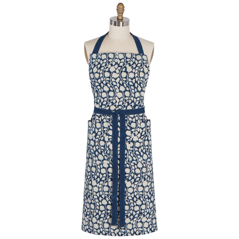 Heirloom - Vinebloom Block Print Apron Home & Kitchen