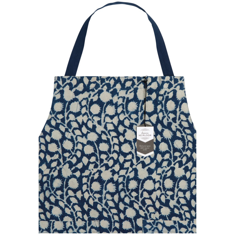 Heirloom - Vinebloom Block Print Apron Home & Kitchen