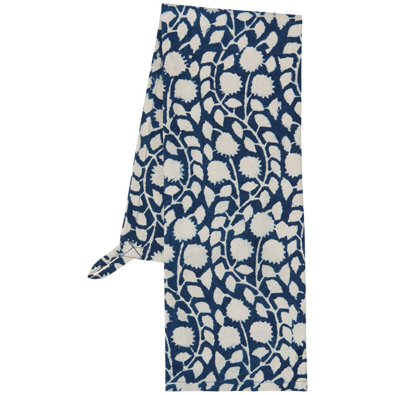 Heirloom - Vinebloom Block Print Dishtowel Home & Kitchen