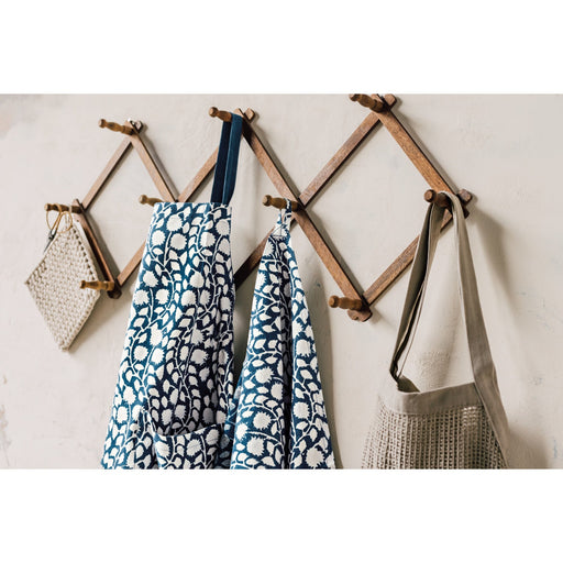 Heirloom - Vinebloom Block Print Dishtowel Home & Kitchen