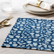 Heirloom - Vinebloom Block Print Placemats Set of 4 Home & Kitchen