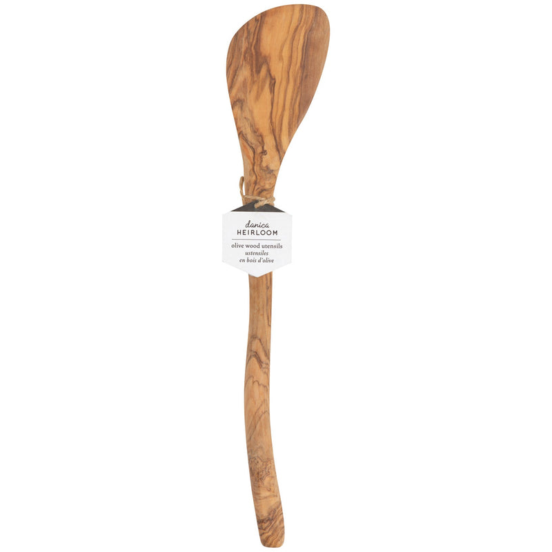 Heirloom - Wavy Spatula Olive Wood | Beige Home & Kitchen