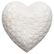 Heirloom - White Marble Heart Large