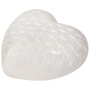 Heirloom - White Marble Heart Large