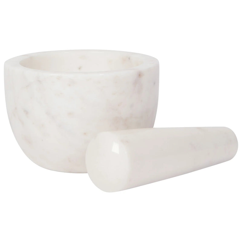 Heirloom - White Marble Mortar and Pestle Large Home & Kitchen