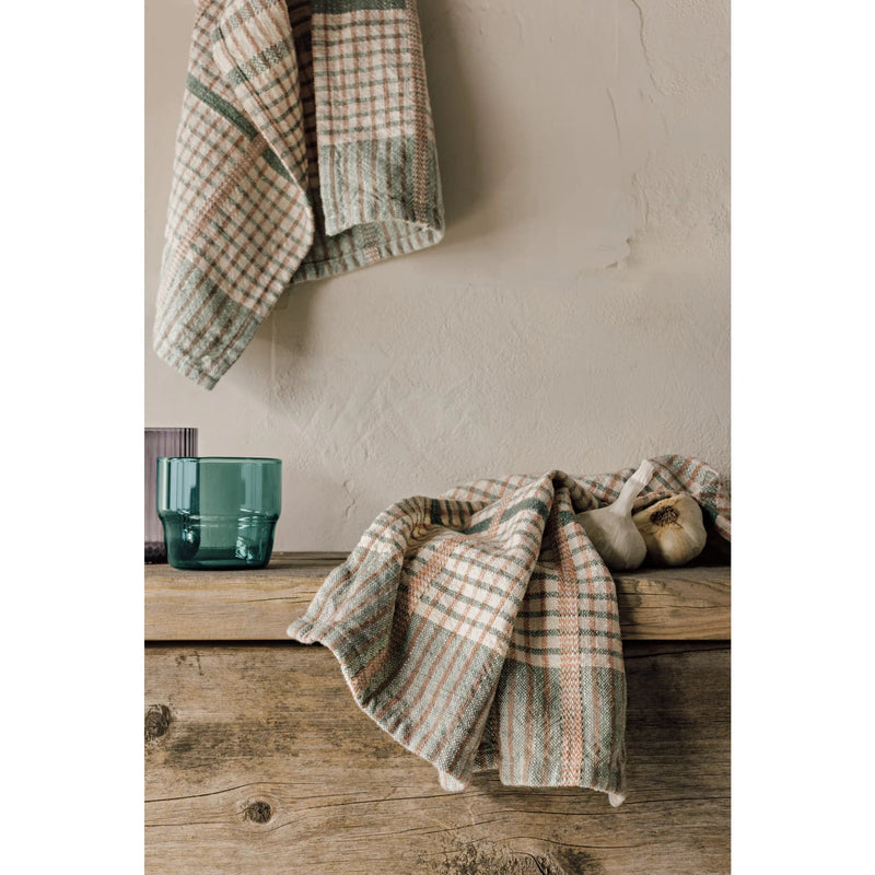 Heirloom - Willow Finley Check Dishtowels Set of 2 Home & Kitchen