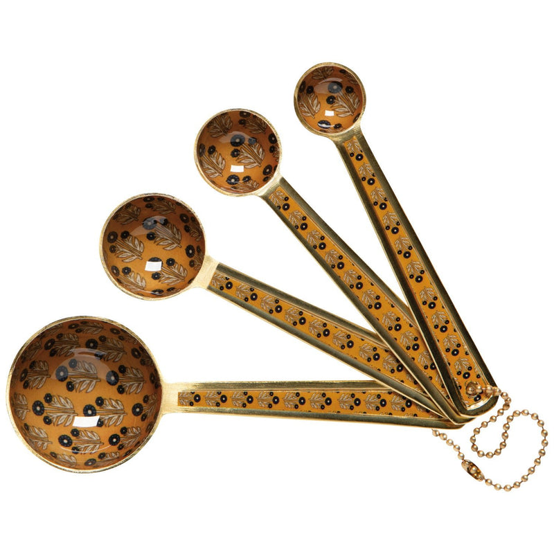 Heirloom - Zest Enameled Measuring Spoons Set of 4 Home & Kitchen