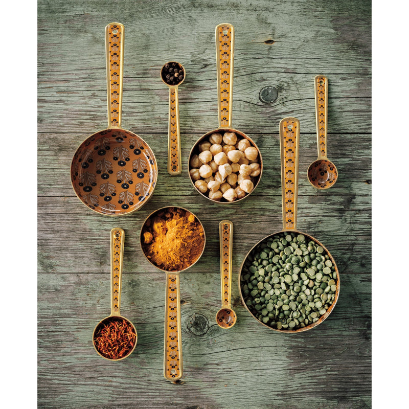 Heirloom - Zest Enameled Steel Measuring Cups Set of 4 Home & Kitchen