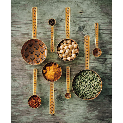 Heirloom - Zest Enameled Steel Measuring Cups Set of 4 Home & Kitchen