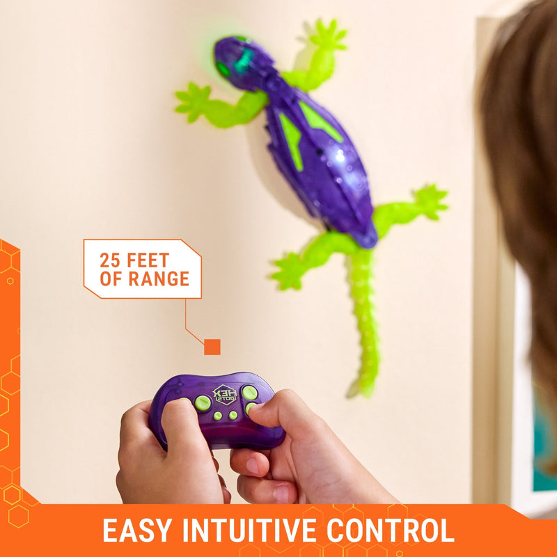 HEXBOT - HEX Wall Crawler Gecko Glow in the Dark Toys & Games