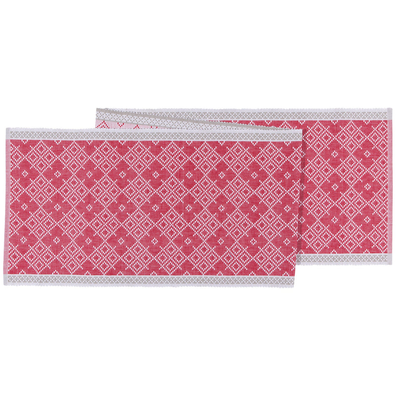 Danica - Shetland Chili Red Table Runner 13 x 72 inch