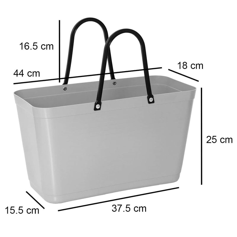HINZA - RECYCLED Bag Large Transparent Recycled Plastic Luggage & Bags