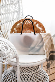 HINZA - RECYCLED Bag Large Transparent Recycled Plastic Luggage & Bags