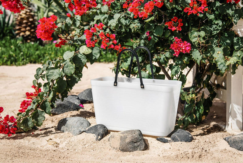 HINZA - RECYCLED Bag Large Transparent Recycled Plastic Luggage & Bags