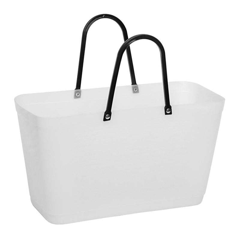 HINZA - RECYCLED Bag Large Transparent Recycled Plastic Luggage & Bags