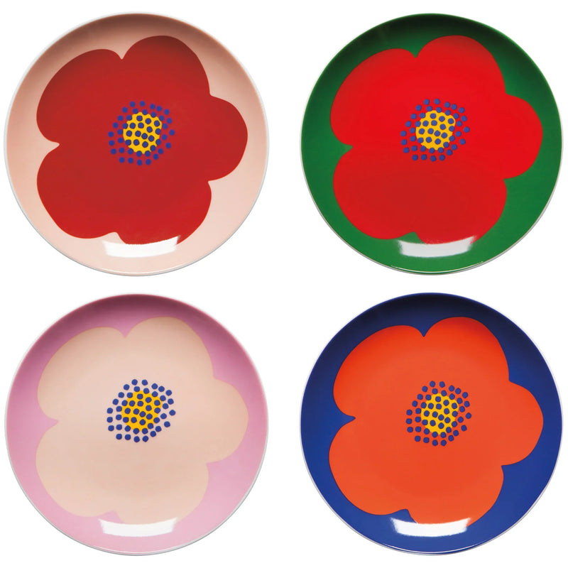Danica Jubilee - Poppy Appetizer Plates (Set of 4)