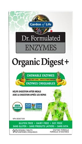 Hoopers - Garden of Life - Dr. F Org.Digest+ Ss Chewtab - 90 CT Health & Beauty