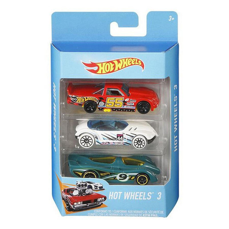 Hot Wheels - 1:64 DIECAST - 3pk BASIC CAR ASST Toys & Games