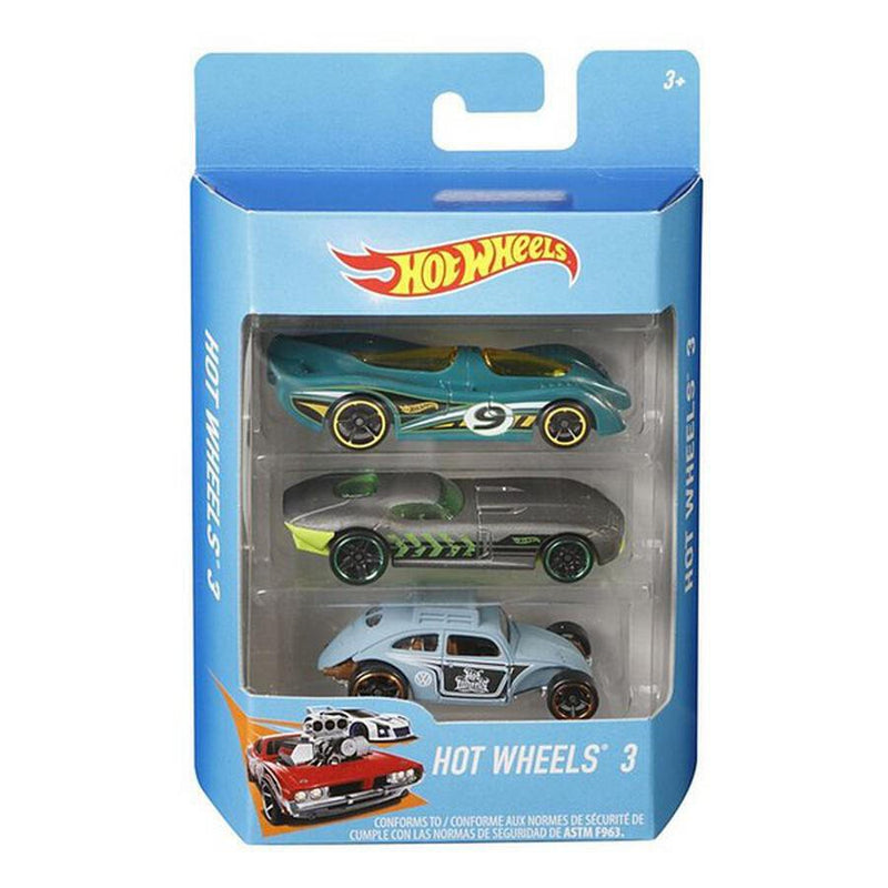 Hot Wheels - 1:64 DIECAST - 3pk BASIC CAR ASST Toys & Games