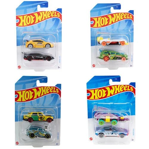 Hot Wheels - 1:64 DIECAST - BASIC 2pk CAR ASST Toys & Games