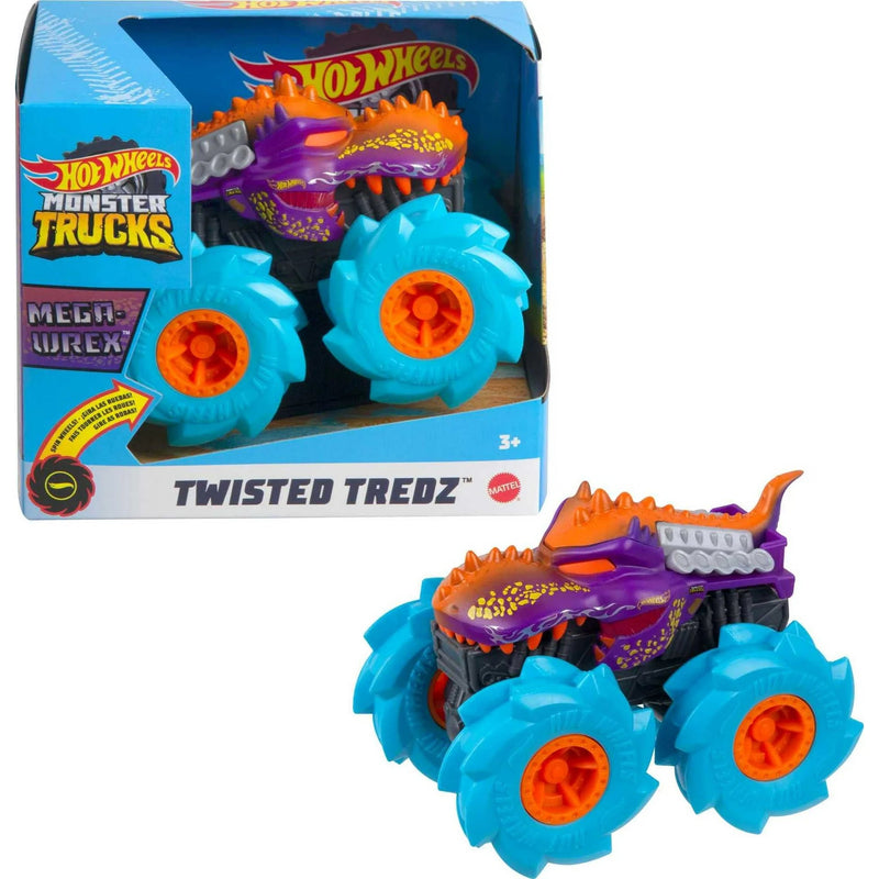 Hot Wheels - MONSTER TRUCKS - 1:43 TWISTED TREDZ ASST Toys & Games
