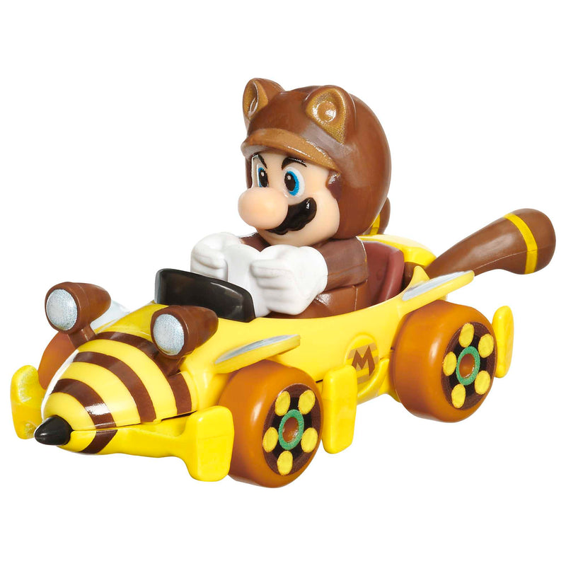 Hot Wheels - Mario Kart 1:64 Scale Die-Cast Vehicle - Tanooki Mario - Product view