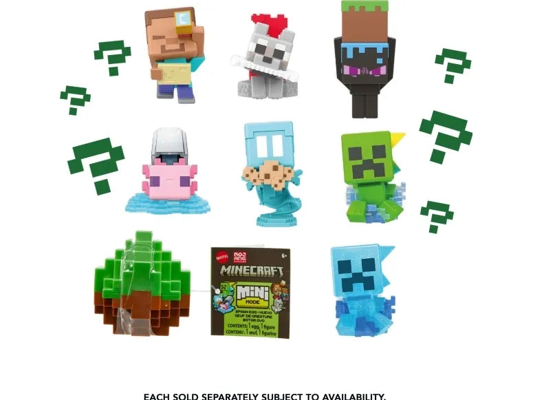 Mattel - Minecraft - MINI MODE SPAWN EGG ASST